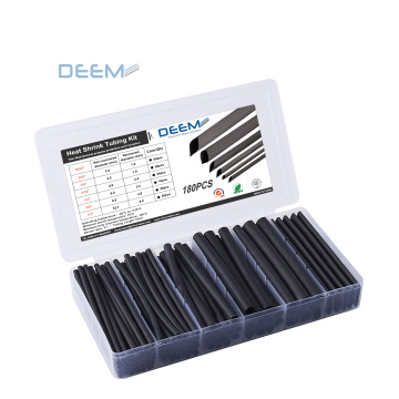 DEEM 2:1 shrink ratio non slip singal wall heat shrink tubing kit for wire